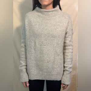 VINCE mock neck wool blend sweater size M